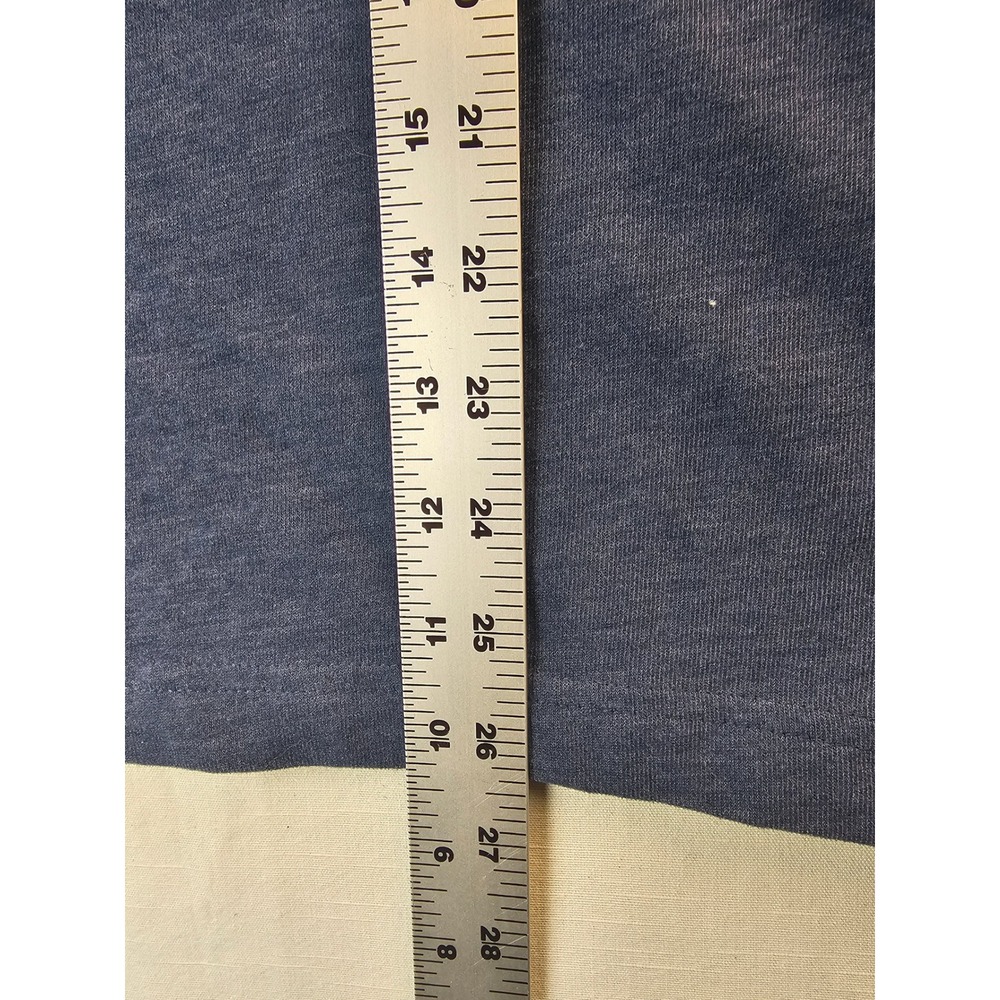 Tommy Hilfiger Mens XS Blue Athl Dept Graphic Long Sleeve Crew Neck Shirt - Picture 6 of 11